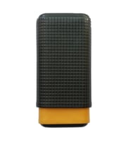 Cohiba 3'lü Sarı-Siyah Puro Kılıfı