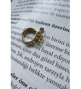 stone shake küpe ( altın kaplama )