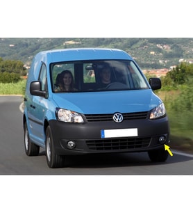 VW Caddy 2011-2015 Sol Sis Farı Çerçevesi Kapağı 2K5853665A
