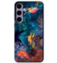 Galaxy S24 Kılıf HD Desen Baskılı Kılıf - Color Storm