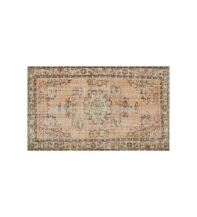 Benzersiz El Yapımı Vintage Halı 166x276 cm 9632