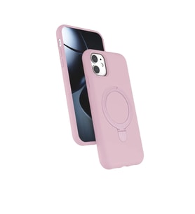 Apple iPhone 11 Regal Magsafe Standlı Kapak - Açık Pembe