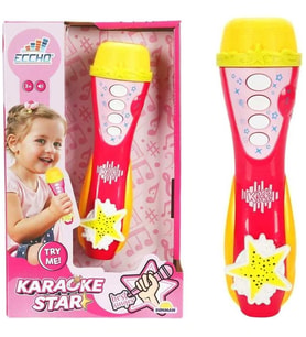 Müzik Aleti Eccho 34564AB Mikrofon Karaoke Star Sesli 3+