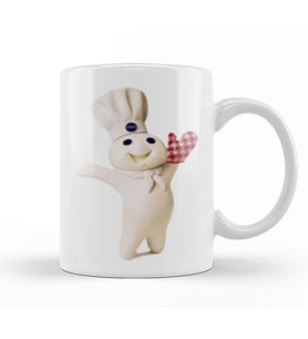 Funny Doughboy Kupa Bardak Porselen