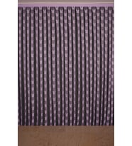 KELEBEK  MODEL LİLA RENK İP PERDE HAZIR DÜĞMELERİ DİKİLMİŞ İP PERDE 300*280 cm
