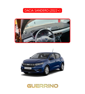 DACIA SANDERO 2022+ TORPİDO KORUMA HALISI KIRMIZI KENAR