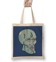 Handsome Squidward Bez Çanta Uzun Saplı