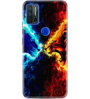Reeder P13 Blue Max Pro Kılıf Silikon Desen Red Blue Leon 1714