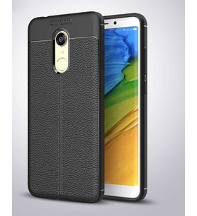 Lexroo Xiaomi Redmi 5 Plus Kılıf Niss Silikon Kılıf - Siyah