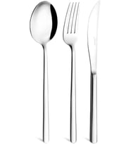 Jumbo 2900 Vannes 18 Parça 6 Kişilik Yemek Çatal Kaşık Bıçak Takımı (Çok Renkli)