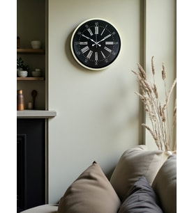 MCG  36 Cm Krem Modern Duvar Saati
