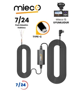 Mieco 1S Uyumlu Park Modu Akü Bağlantı Kablosu / Hardware Kit (Type-c) (Siyah)