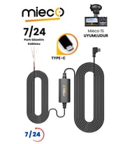 Mieco 1S Uyumlu Park Modu Akü Bağlantı Kablosu / Hardware Kit (Type-c) (Siyah)