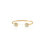 Kadir Jewellery 22 Ayar Altın Kaplama El İşçiliği Zirkon Taşlı Kadın Charm Bileklik
