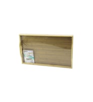 DİKDÖRTGEN=30X50CM  AÇ KAPA AYAKLI = 20CM AHŞAP BAMBU SUNUM TEPSİ (5343)