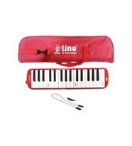Lino 32k Bez Çantalı Melodika (kırmızı)