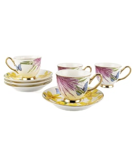 Mikasa Moor Spring 4lü Kahve Fincanı Seti
