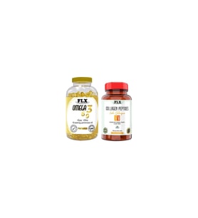 Flx Omega 3-6-9 90 Softgel   Flx Tip 1-3 Balık Kolajeni 60 Tablet (Renksiz)