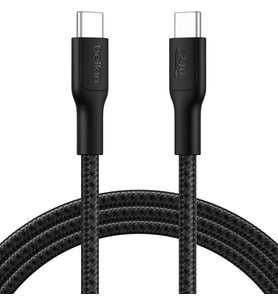 Belkin Eco Örgülü Usb-C - Usb-C Kablosu, 2 M, 240 W, Yumuşak, Esnek Hızlı Şarj Kablosu, Iphone 16, G