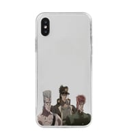 Iphone X ve XS Uyumlu JoJo's Bizarre Adventure Tasarımlı Şeffaf Telefon Kılıfı