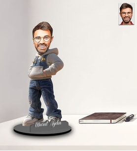 Kişiye Özel Mario Tasarımlı İki Katmanlı Ahşap Biblo Model-2
