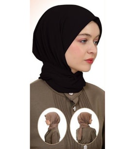 Pratik Çıtçıtlı Şal (Siyah)