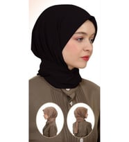 Pratik Çıtçıtlı Şal (Siyah)