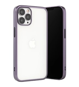 Newface Apple iPhone 13 Pro Max Kılıf Razer Lensli Silikon - Mor