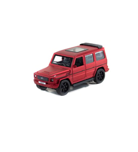 Metal Mercedes G63 Çek Bırak Model Araba Kırmızı Işıklı 12 Cm