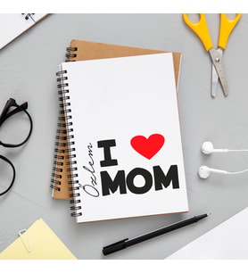 I Love Mom Anne Defteri Kişiye Özel