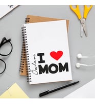 I Love Mom Anne Defteri Kişiye Özel