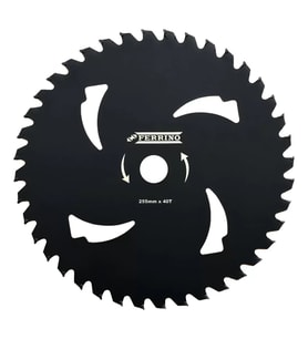 Ferrino Motorlu Tırpan 4D Daire Elmas Bıçak Testere 255Mm Siyah Yıldırım Model