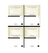 Anna Karanina+diriliş+insan Neyle Yaşar+ivan Ilyiç Ölümü Tolstoy 4 Set Kitap 1868 Sayfa