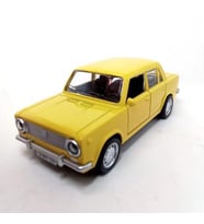 Oyuncak Metal Model Araba 1/36 Çek Bırak Sarı Hacı Murat 124
