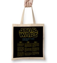 Star Wars Opening Crawl 03 Bez Çanta Uzun Saplı