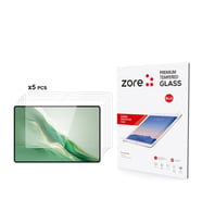 Honor Magic Pad 2 12.3 Uyumlu Zore 5in1 Tablet Temperli Cam Ekran Koruyucu (Şeffaf)
