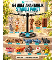 64 Adet Karışık Toptan Anahtarlık Paketi 4
