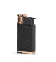 Colibri Evo Storm Çift Alevli Çakmak Puro Çakmağı Rose Siyah (Taş)