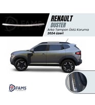 Renault Duster 2024 üzeri Krom Arka Tampon Koruma Paslanmaz Çelik