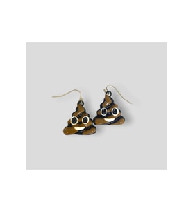 Dondurma Emoji Küpe (Metal)