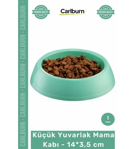 Özel Üretim Plastik Yerli Üretim Sağlam Dayanıklı Hijyenik Temizlenebilir Küçük Yuvarlak Mama Kabı