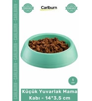 Özel Üretim Plastik Yerli Üretim Sağlam Dayanıklı Hijyenik Temizlenebilir Küçük Yuvarlak Mama Kabı