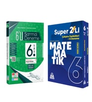 Örnek Akademi 6. Sınıf Süper İkili Matematik ve Evrensel İletişim 6 lı Sarmal Deneme Seti 2 Kitap