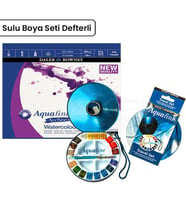 Daler Rowney Aquafine 18li Sulu Boya Seti Defterli