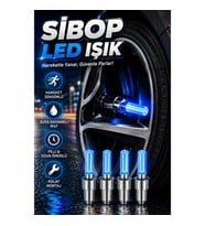 Hareket Sensörlü LED Sibop Lambası – Otomobil Lastikleri İçin 4'lü Set