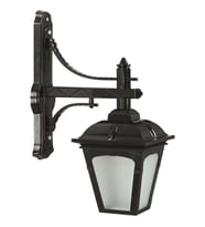 AVONNI BAP-68185-BSY-M2 Siyah Boyalı Dış Mekan Aydınlatma E27 ABS Polikarbon Cam 40x20cm