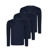 ÜÇLÜ SET T8587 DEWBERRY V YAKA ERKEK SWEATSHIRT-LACİVERT-LACİVERT-LACİVERT