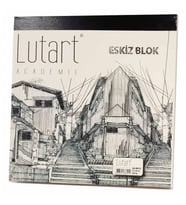 Lutart Jumbo Eskiz Blok 60 gr. 25x25 cm. 300 yp. 