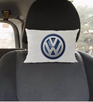 BK Gift Volkswagen Tasarımlı Dikdörtgen Araç Koltuk Yastığı-1