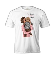 Mom Life Anneler Günü Beyaz Unisex Tshirt